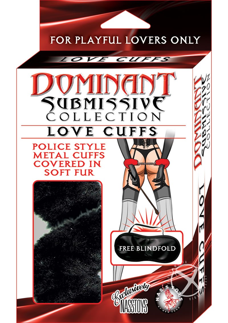 Dominant Submissive Love Cuffs Black