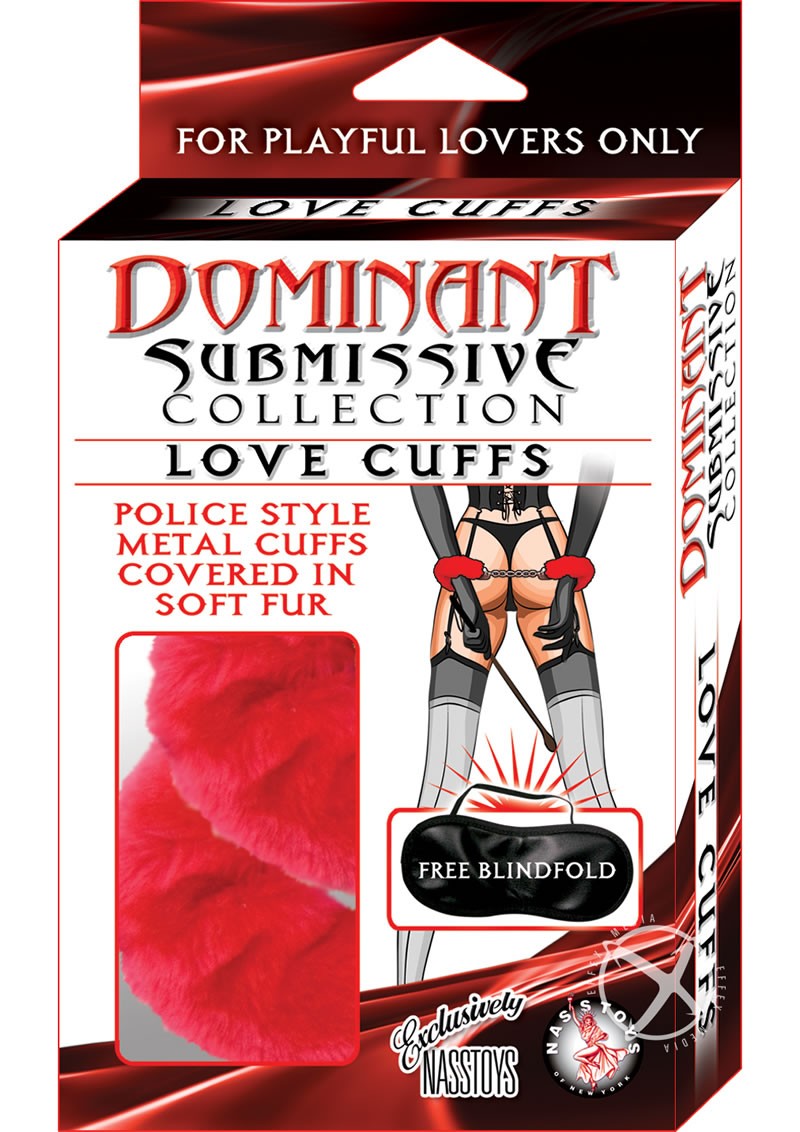 Dominant Submissive Love Cuffs Red