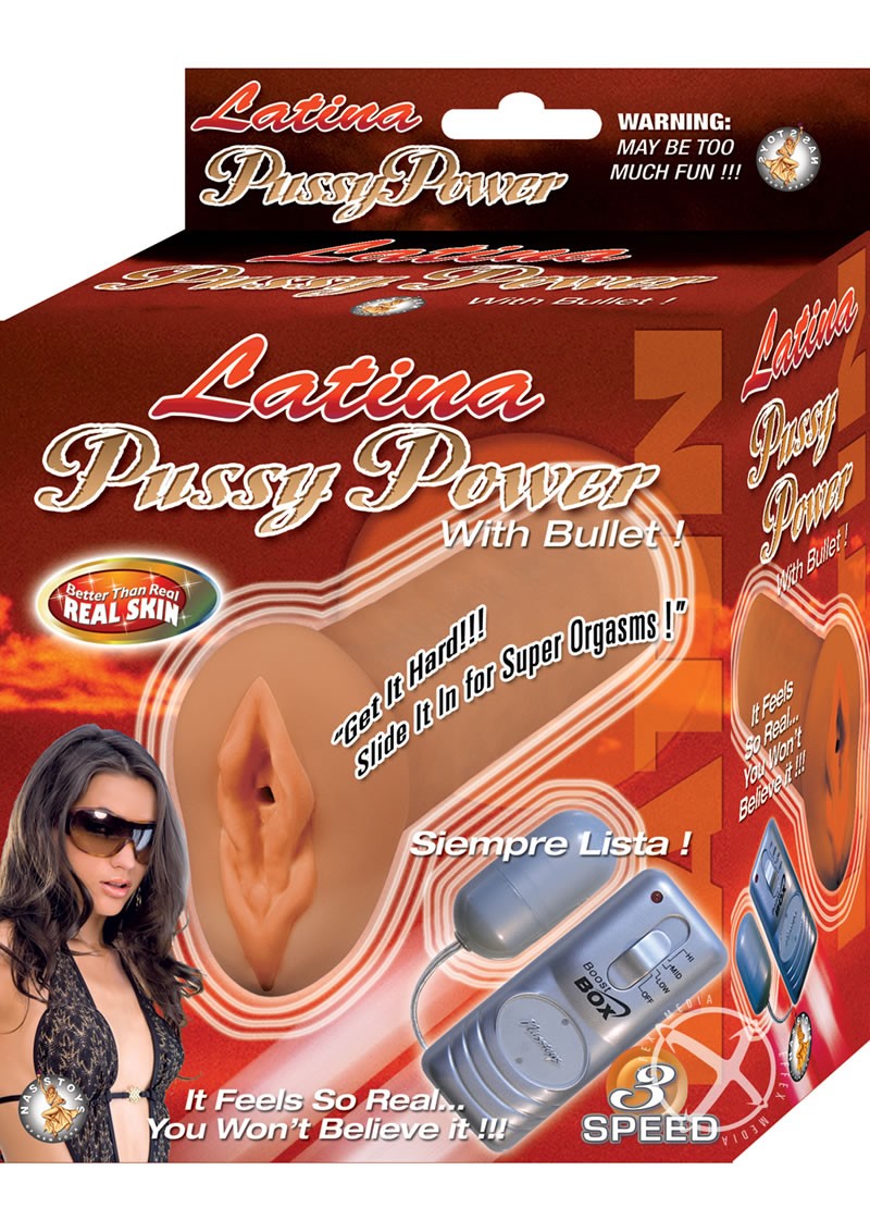 Latina Pussy Power With Bullet Pussy Masturbator Flesh
