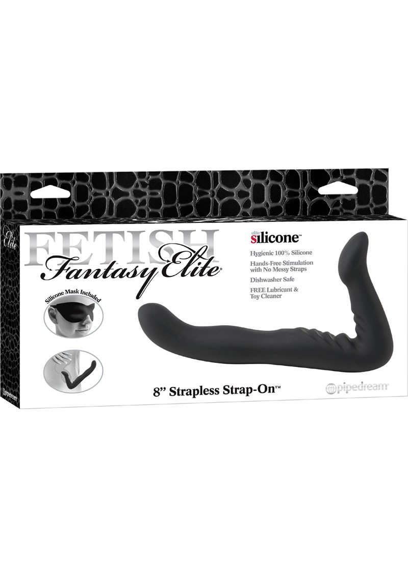 Fetish Fantasy Elite 8 Inch Strapless Strap On Black