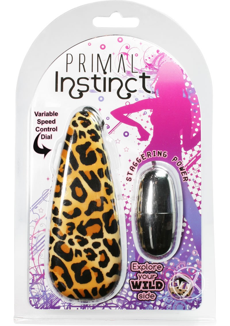 Primal Instinct Bullet With Leopard Remote