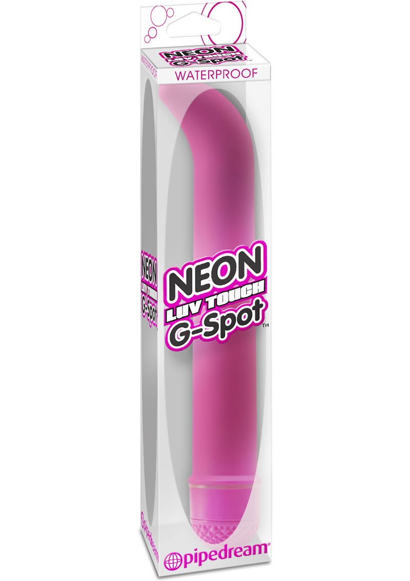 Neon Luv Touch G Spot Vibrator Waterproof 7.25 Inch Pink