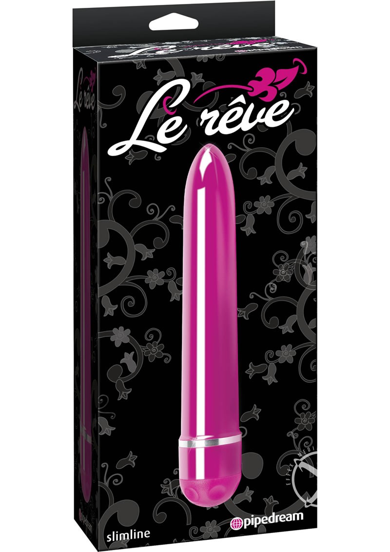 Le Reve Slimline Massager Waterproof 8.5 Inch Pink