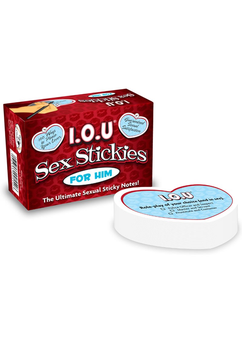 IOU Sex Stickies For Him The Ultimate Sexual Sticky Notes