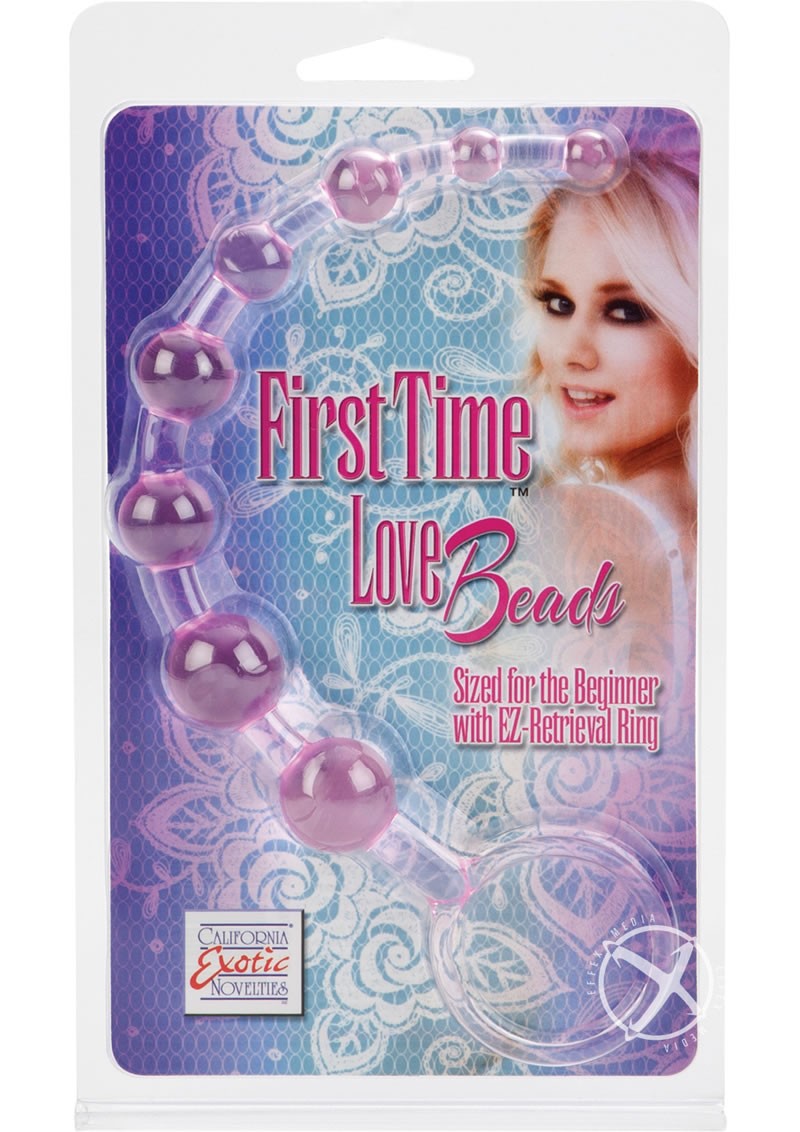 First Time Love Beads 8.25 Inch Pink
