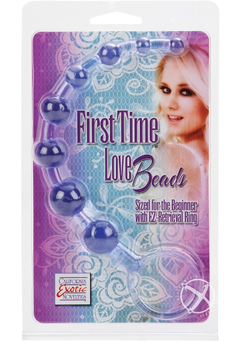 First Time Love Beads 8.25 Inch Purple