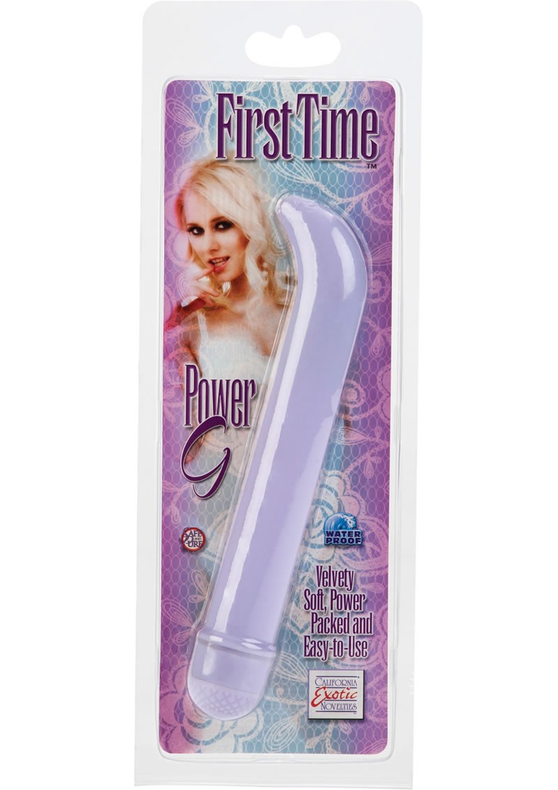 First Time Power G Vibe Waterproof 6.25 Inch Purple