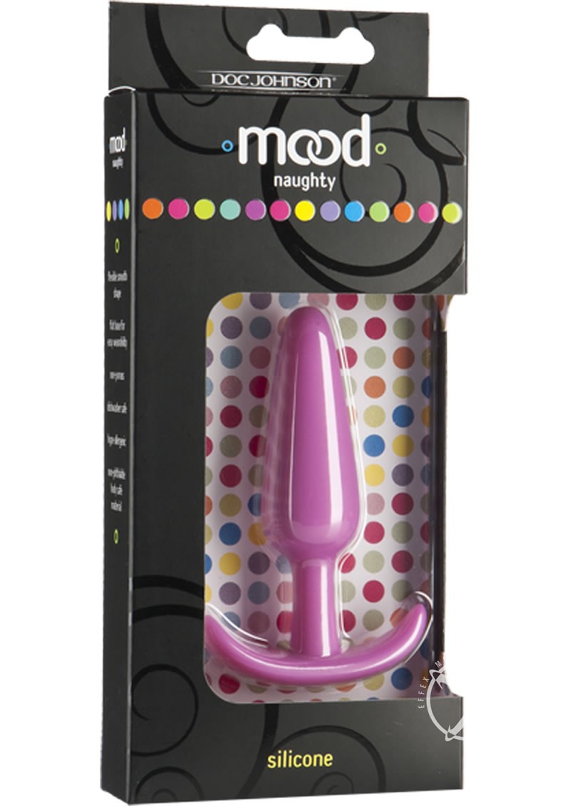 Mood Naughty Silicone Anal Plug Medium Pink