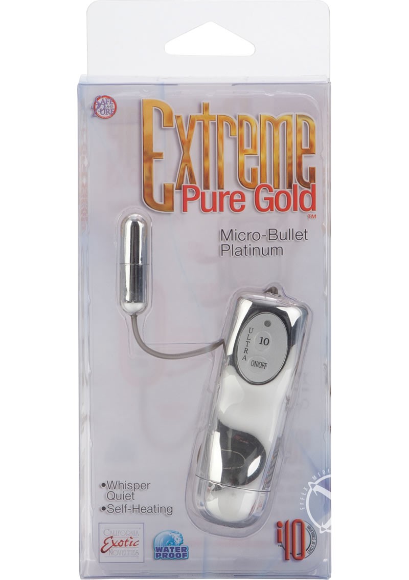 Extreme Pure Gold Micro Bullet Waterproof 1.5 Inch Platinum