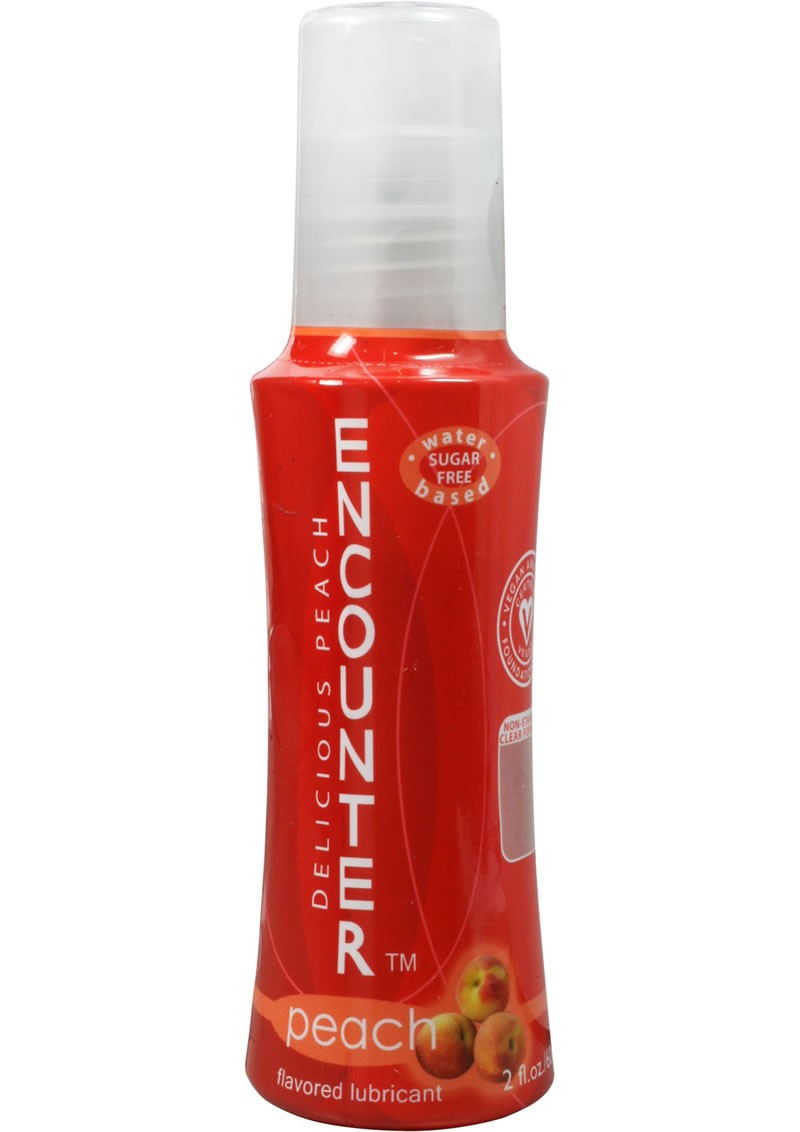Delicious Encounter Flavored Lubricant Peach 2 Ounce
