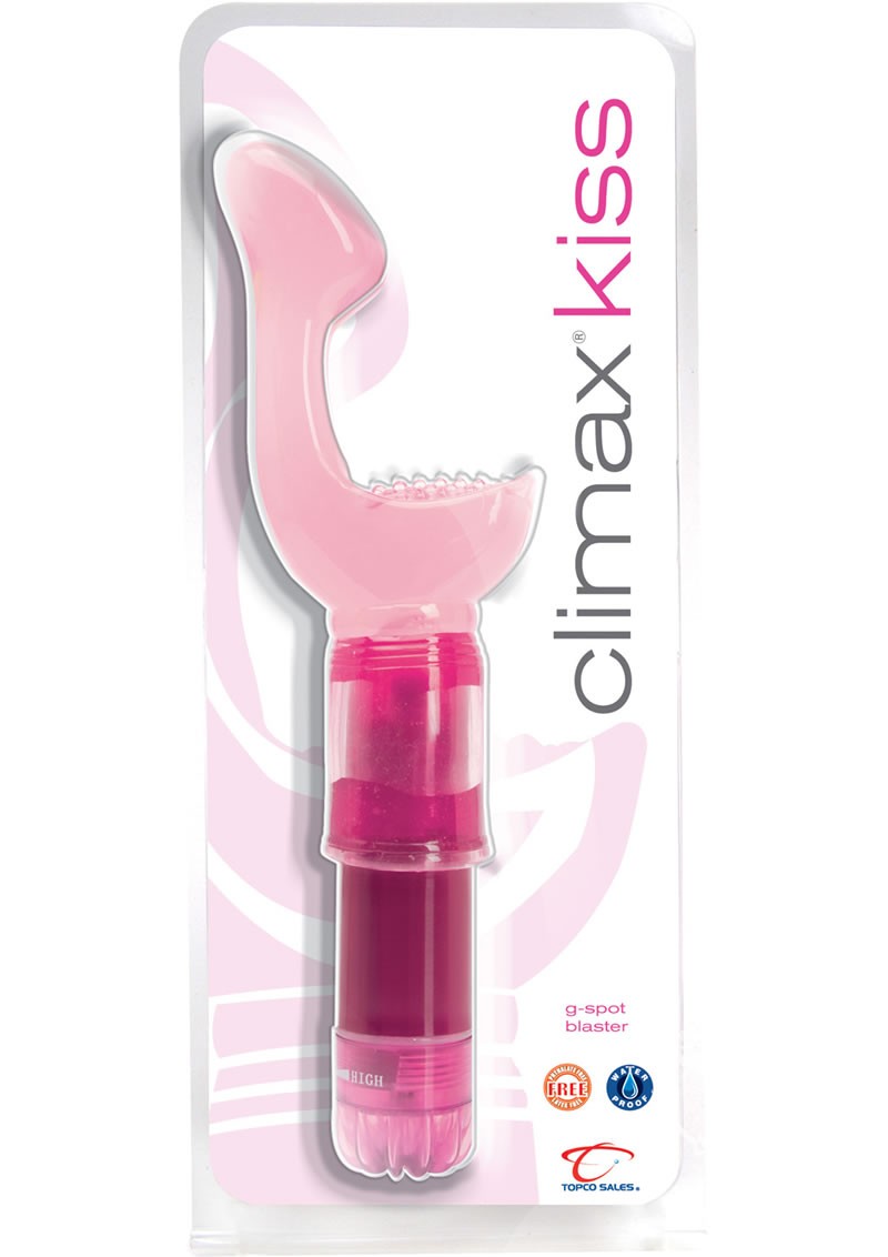 Climax Kiss G Spot Blaster Vibrator Waterproof Pink