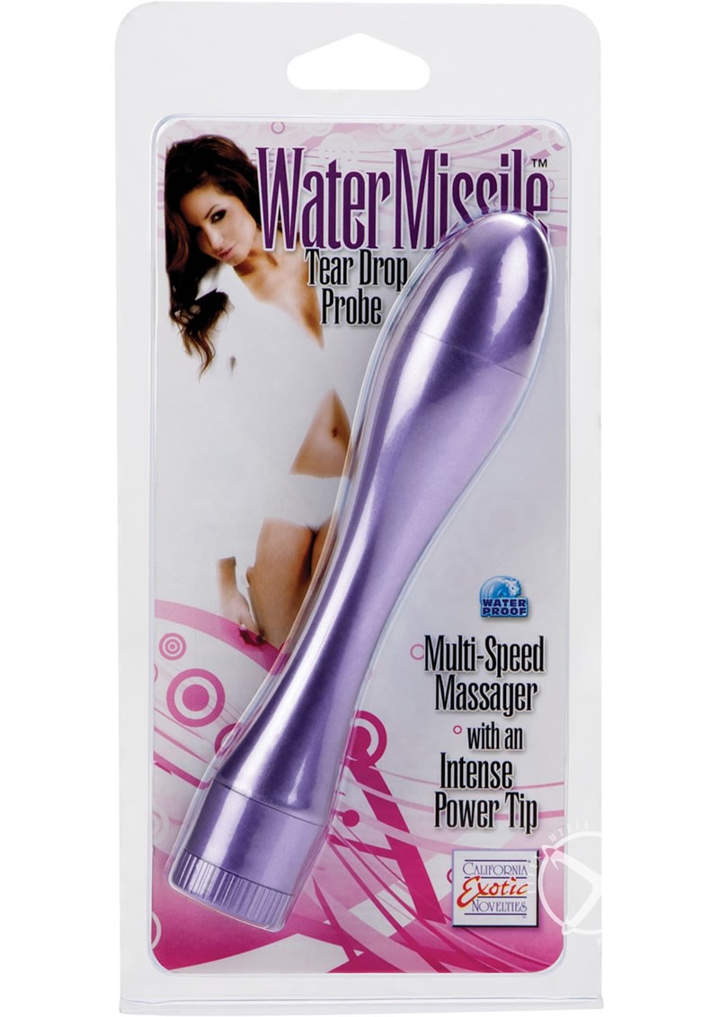 Water Missle Tear Drop Probe Waterproof Purple