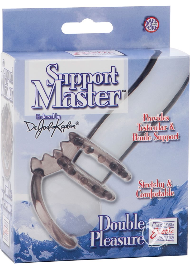 Dr Joel Kaplan Support Master Double Pleasure Cock Ring Smoke