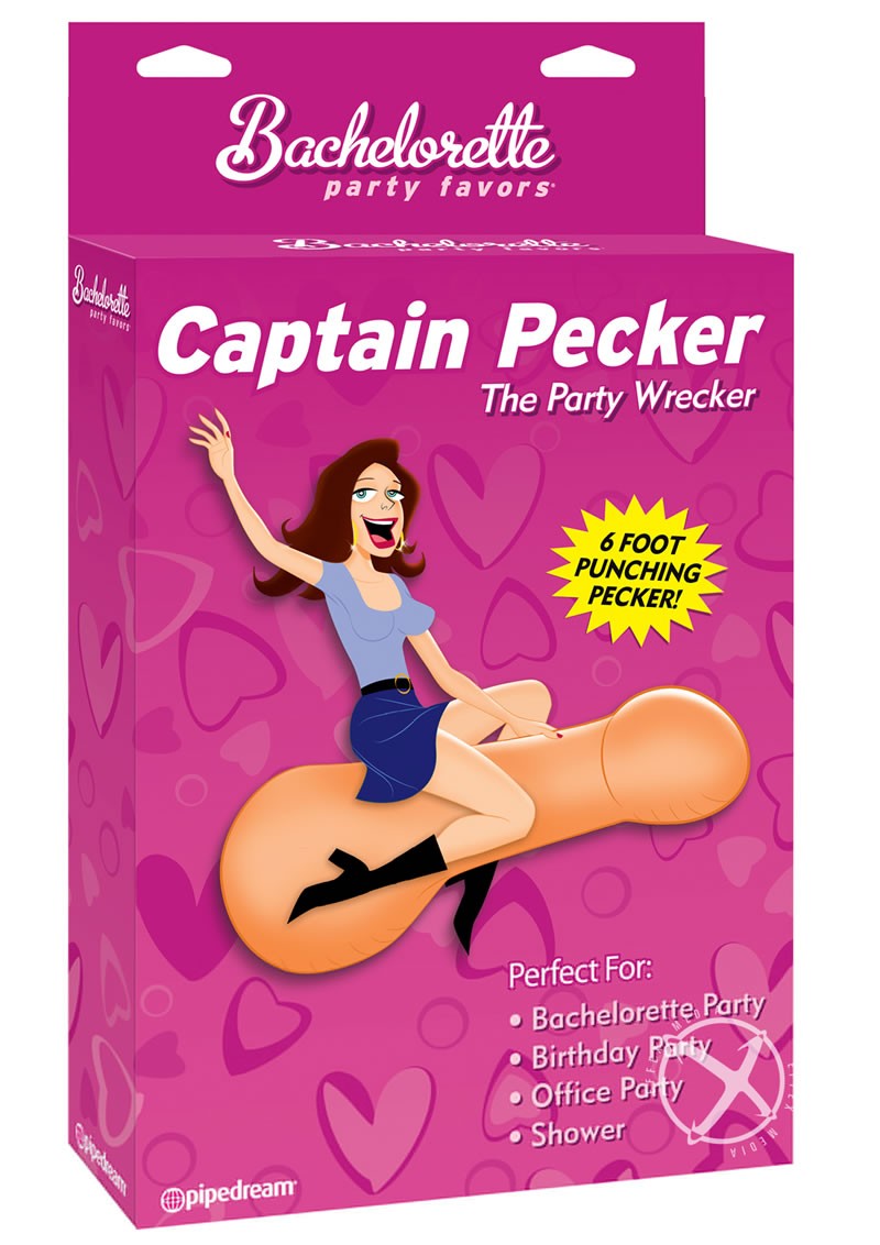 Captain Pecker The Party Wrecker 6 Foot Inflatable Penis