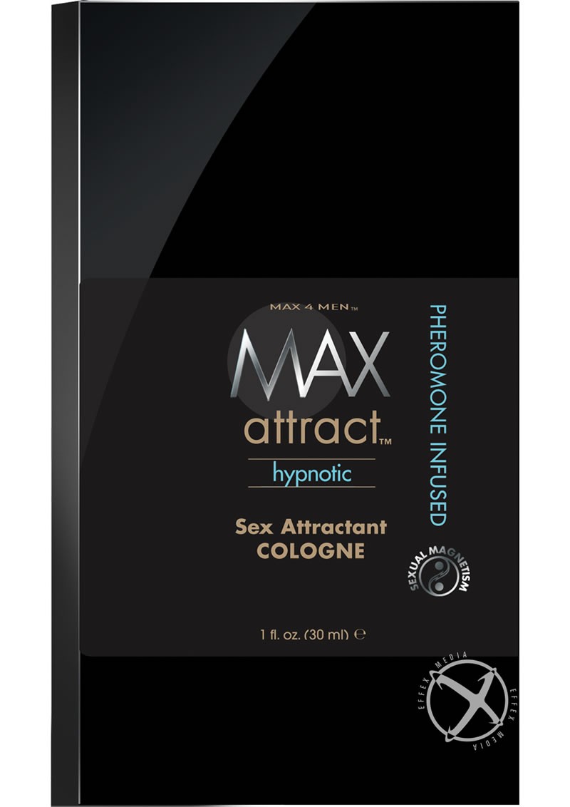 Max 4 Men Attract Hypnotic Sex Attractant Cologne Phermone Infused 1 oz