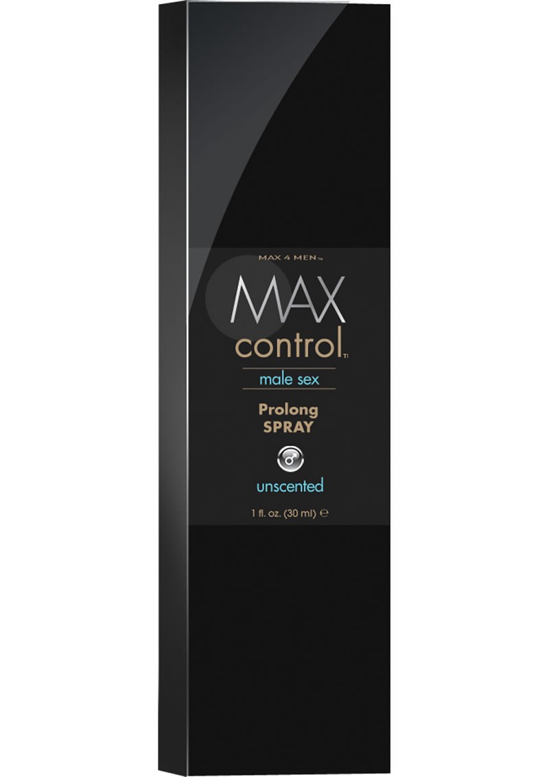 Max 4 Men Max Control Male Sex Prolong Spray Unscented 1 oz