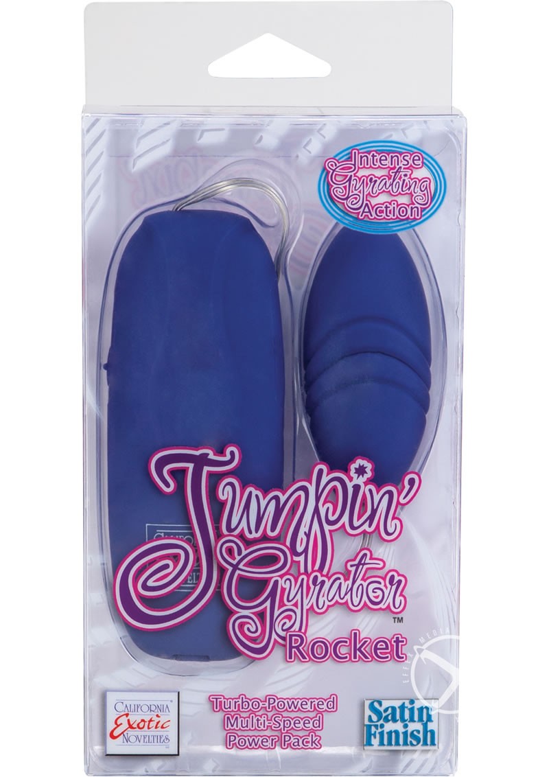 Jumpin Gyrator Rocket Egg Blue