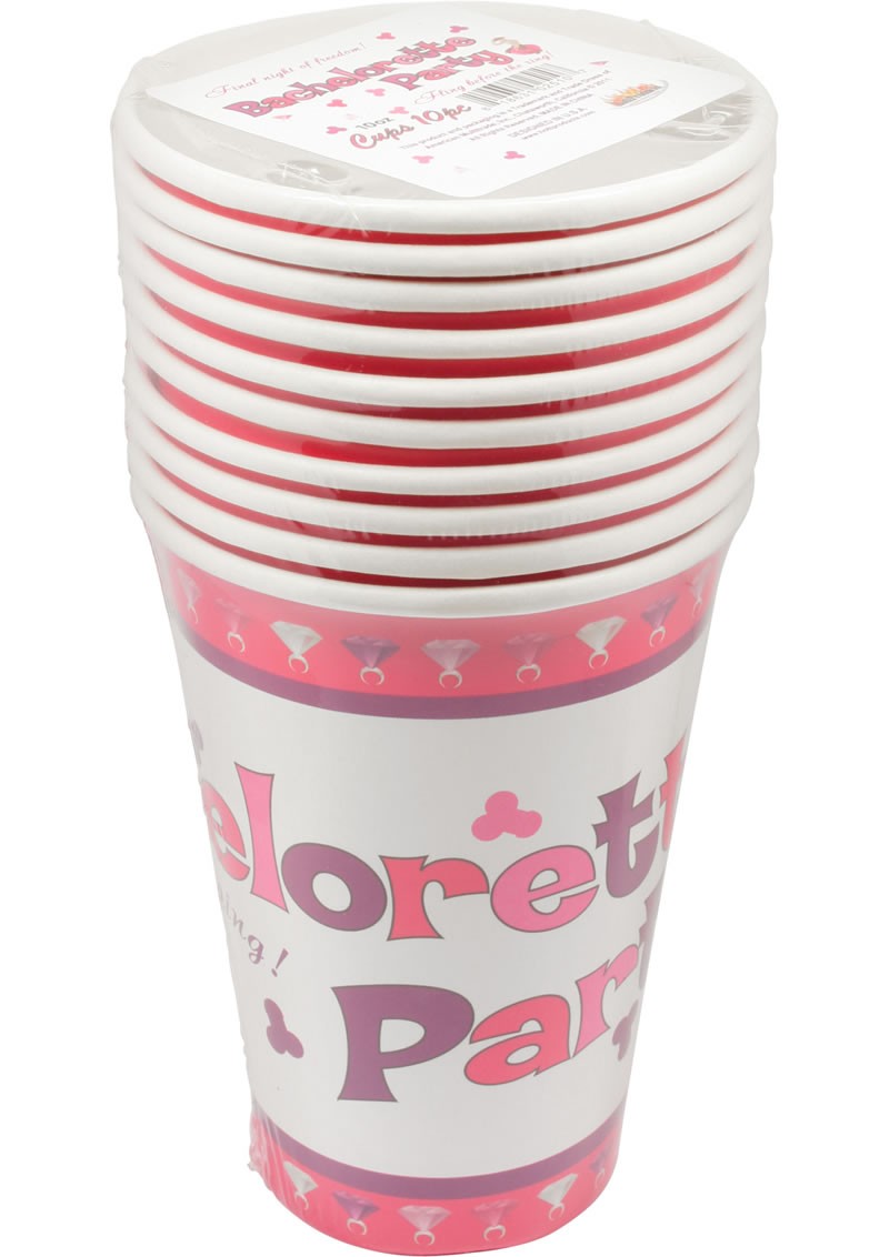 Bachelorette Party Cups 10 Per Pack