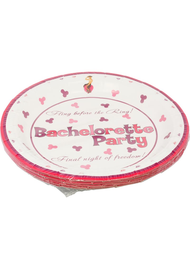 Bachelorette Party 7 Inch Plates 10 Per Pack