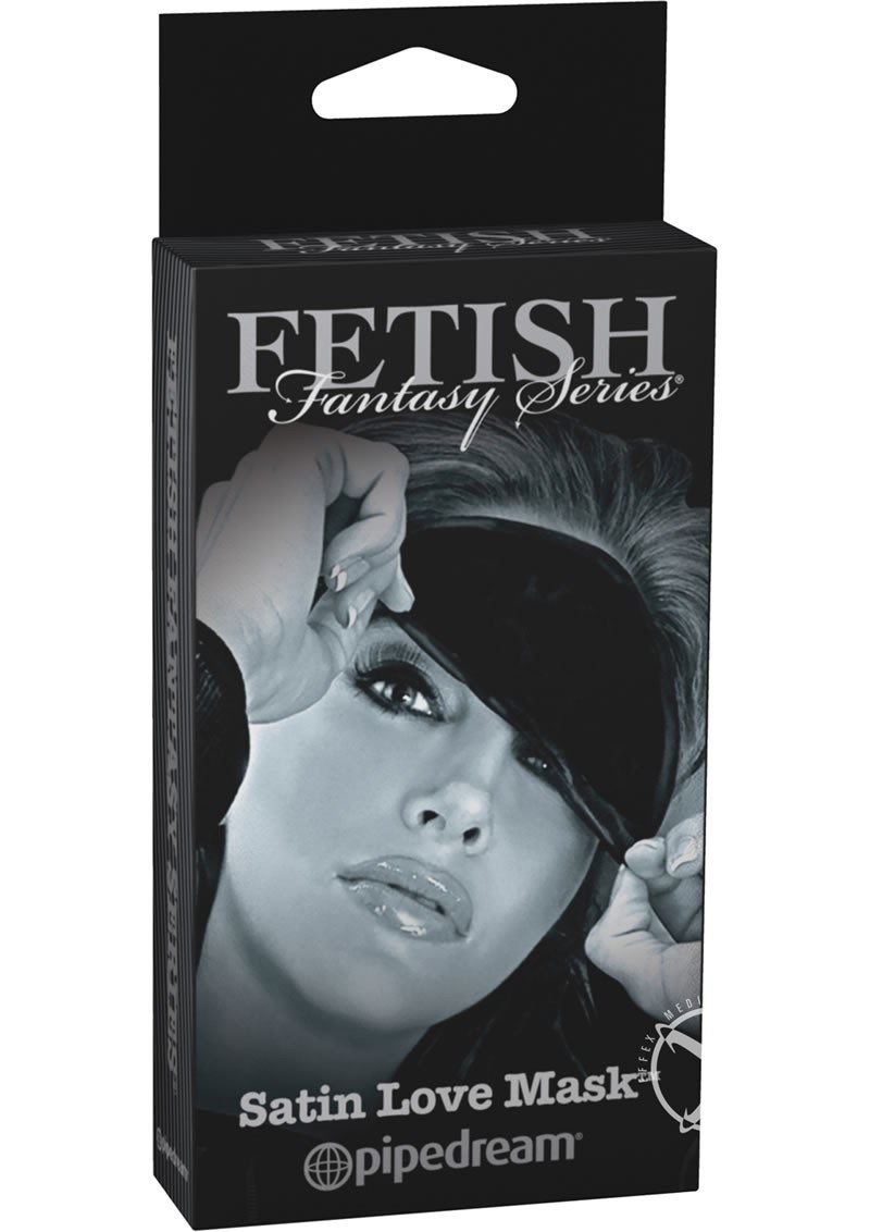 Fetish Fantasy Satin Love Mask Black Limited Edition
