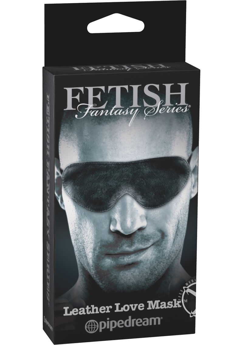 Fetish Fantasy Limited Edition Leather Love Mask Black