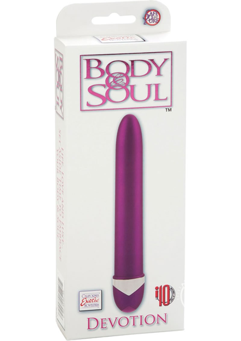Body And Soul Devotion Vibrator Waterproof 6 Inch Pink