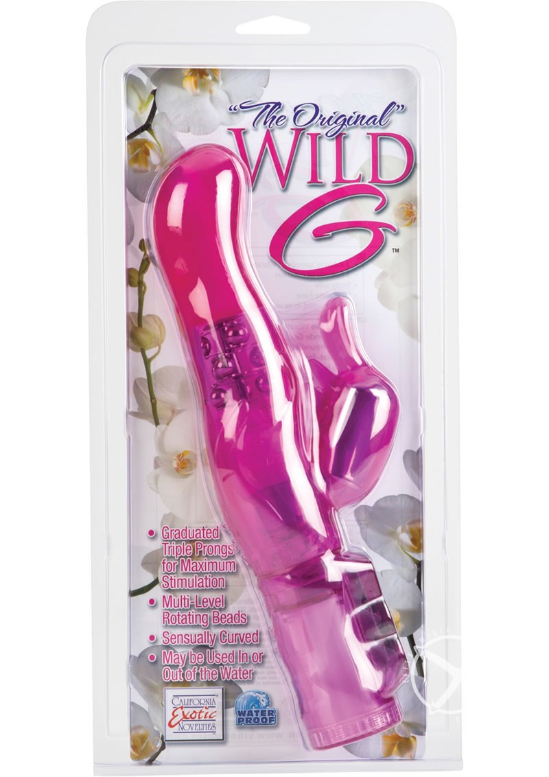 The Original Wild G Stimulator Multispeed 5.5 Inch Pink