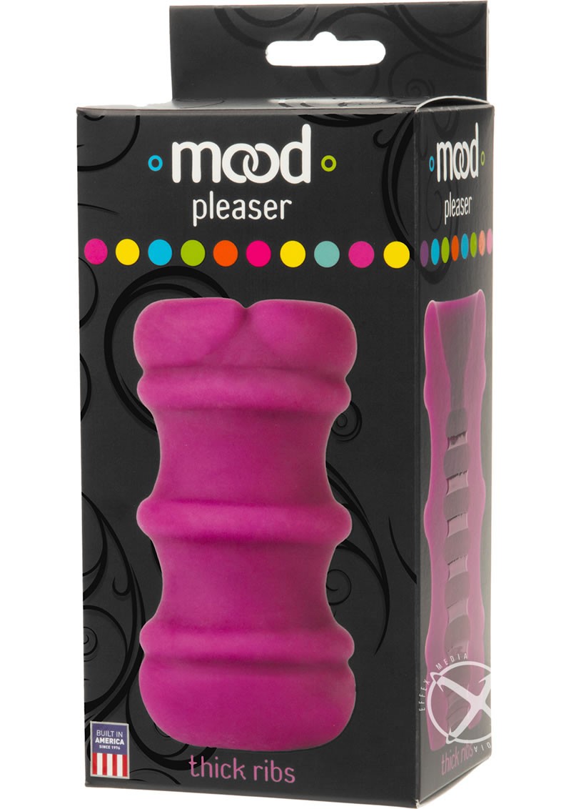 Mood Pleaser Thick Masturbator Purple 4.6 Inches