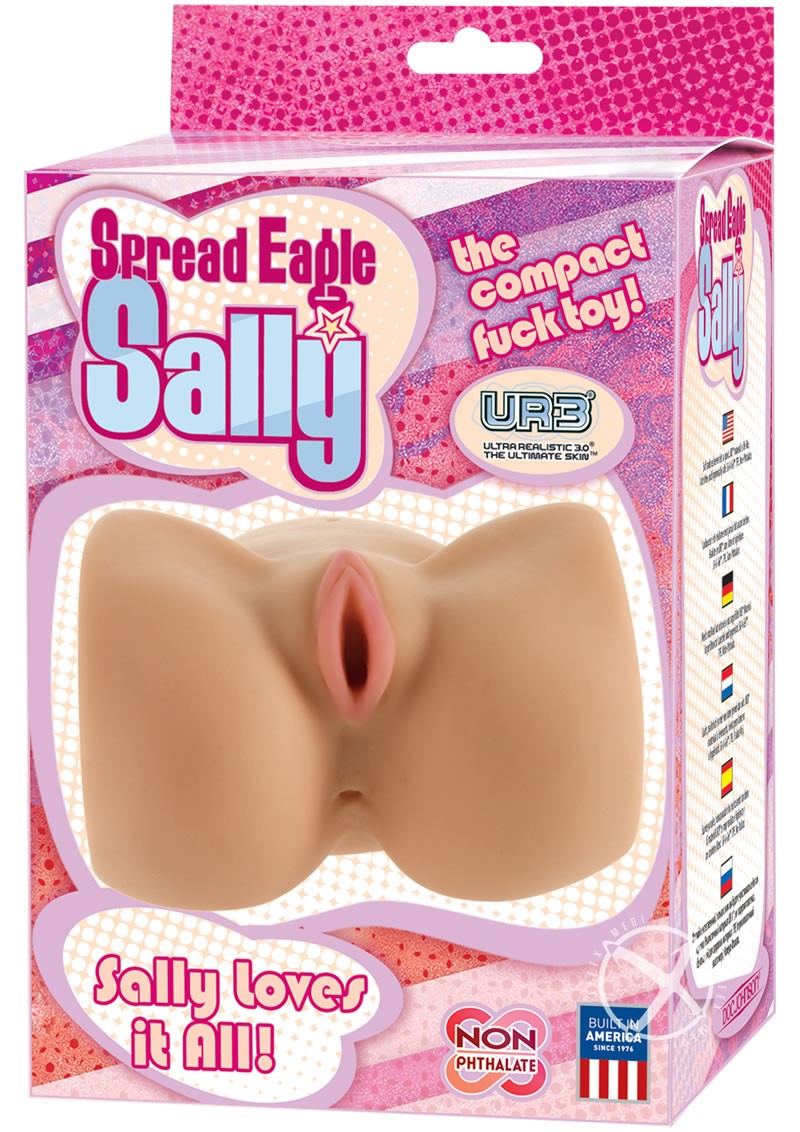 Spread Eagle Sally Realistic Masturbator Flesh