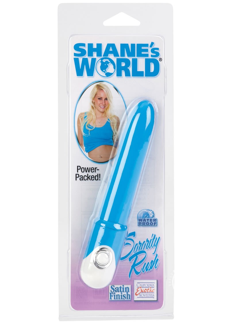 Shanes World Sorority Rush Massager Blue 4.5 Inches