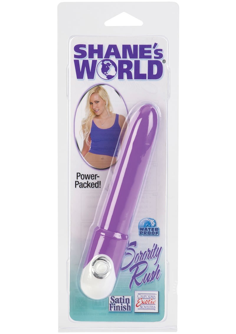 Shanes World Sorority Rush Massager Purple 4.5 Inches