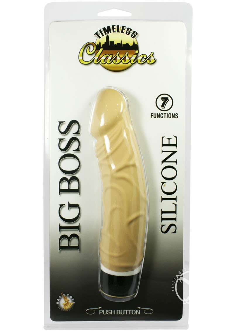 Timeless Classics Big Boss Vibrator 6.5 Inch Flesh