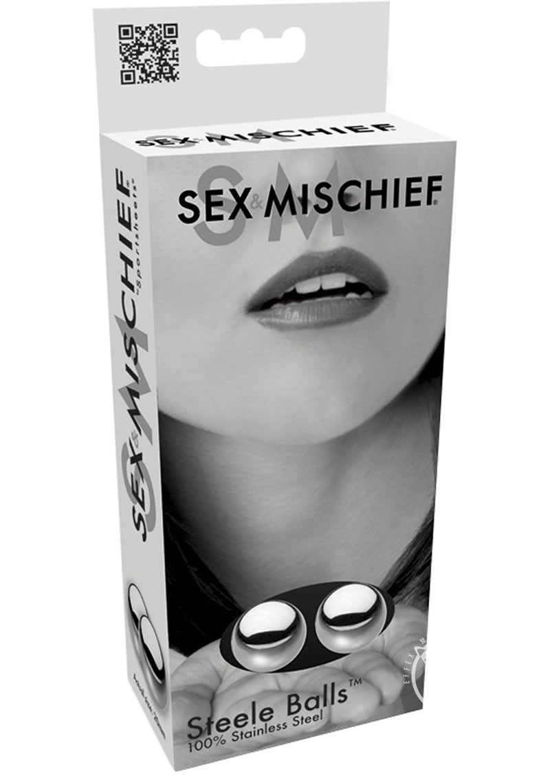 Sex & Mischief Steele Balls Stainless Steel 1 Inch Diameter