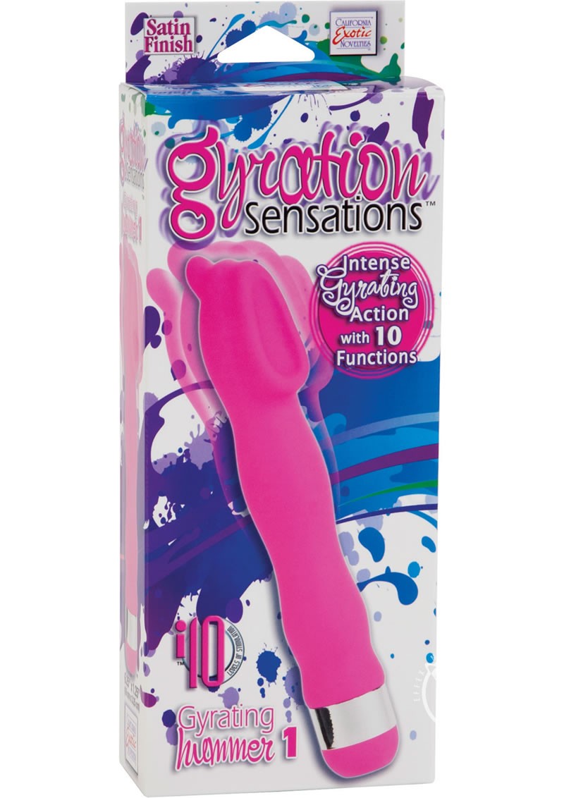 Gyration Sensations Gyrating Hummer 1 Satin Finish Vibrator Pink 6.25 Inch