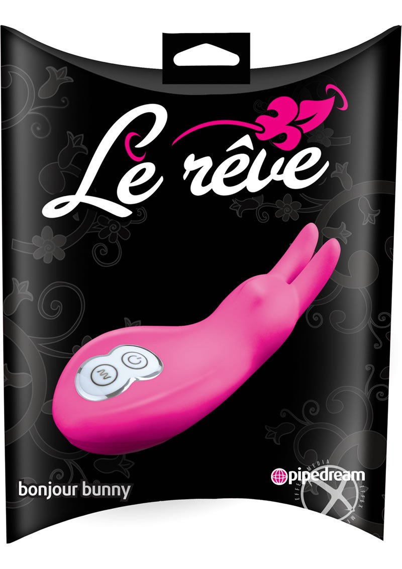 Le Reve Silicone Bunny Massager Hot Pink