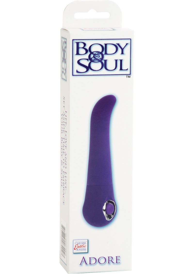 Body and Soul Adore Vibrator Waterproof Purple