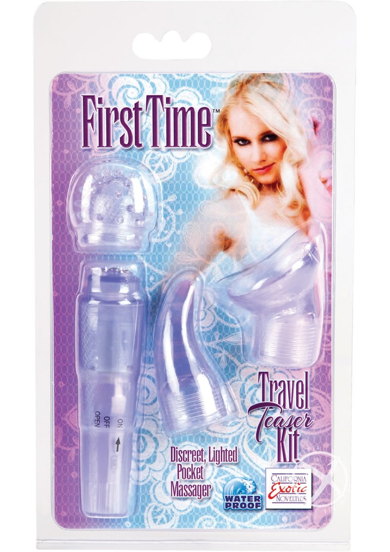 First Time Travel Teaser Massager Kit Waterproof Purple