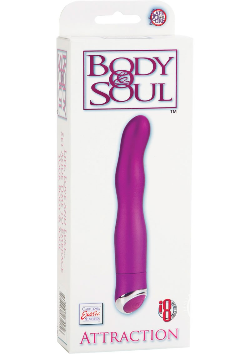 Body and Soul Attraction Satin Finish Massager Pink
