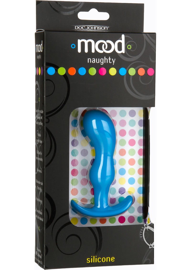 Mood Naughty 2 Silicone Anal Plug Small Blue