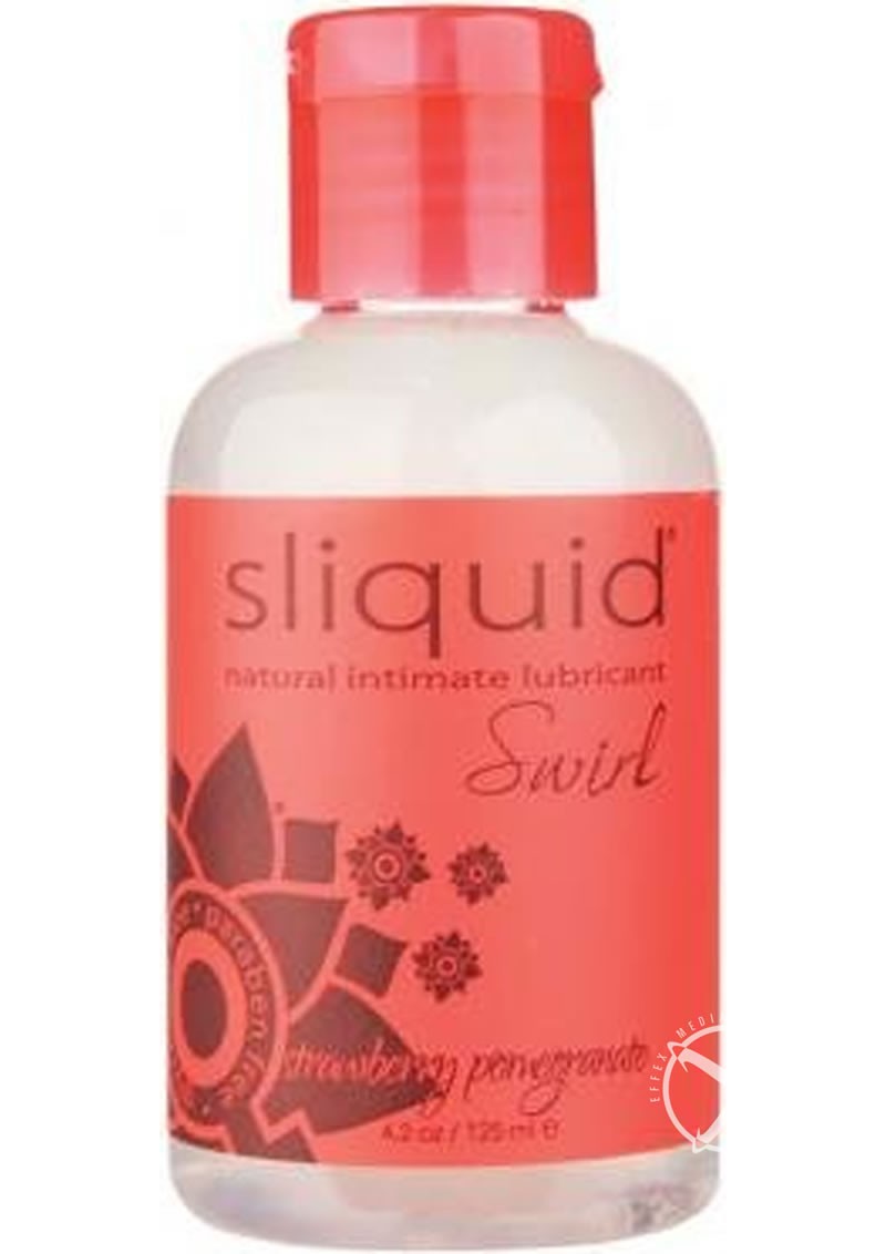 Sliquid Swirl Natural Water based Lubricant Strawberry Pomegranate 4.2 oz