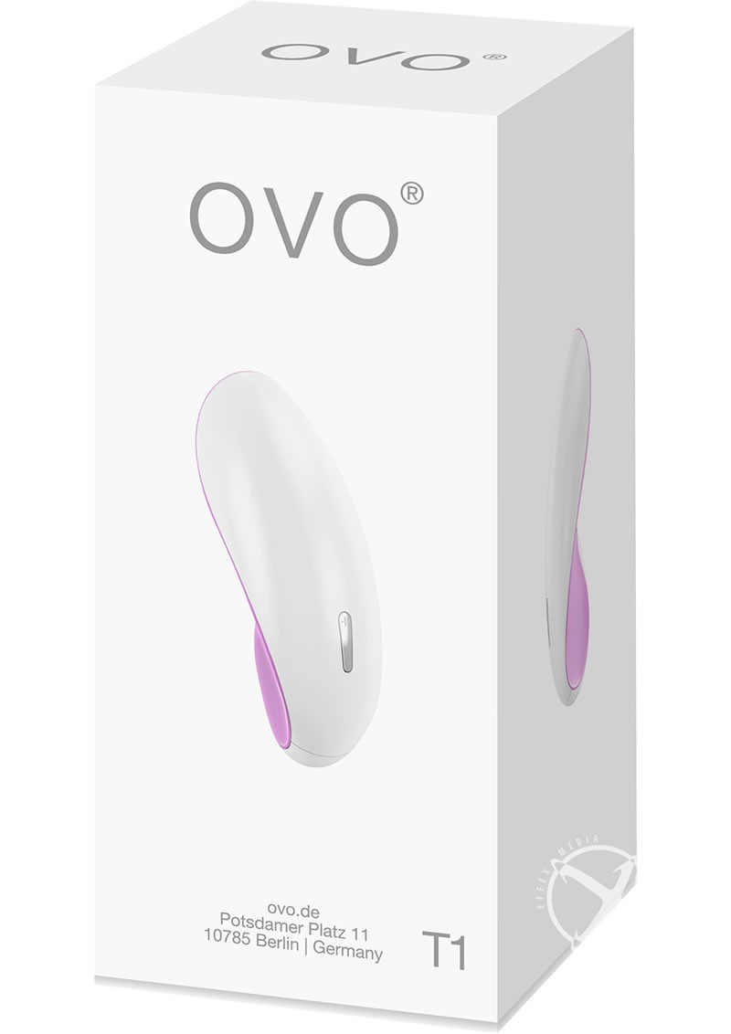 Ovo T1 Lay On Massager Waterproof Pink And White