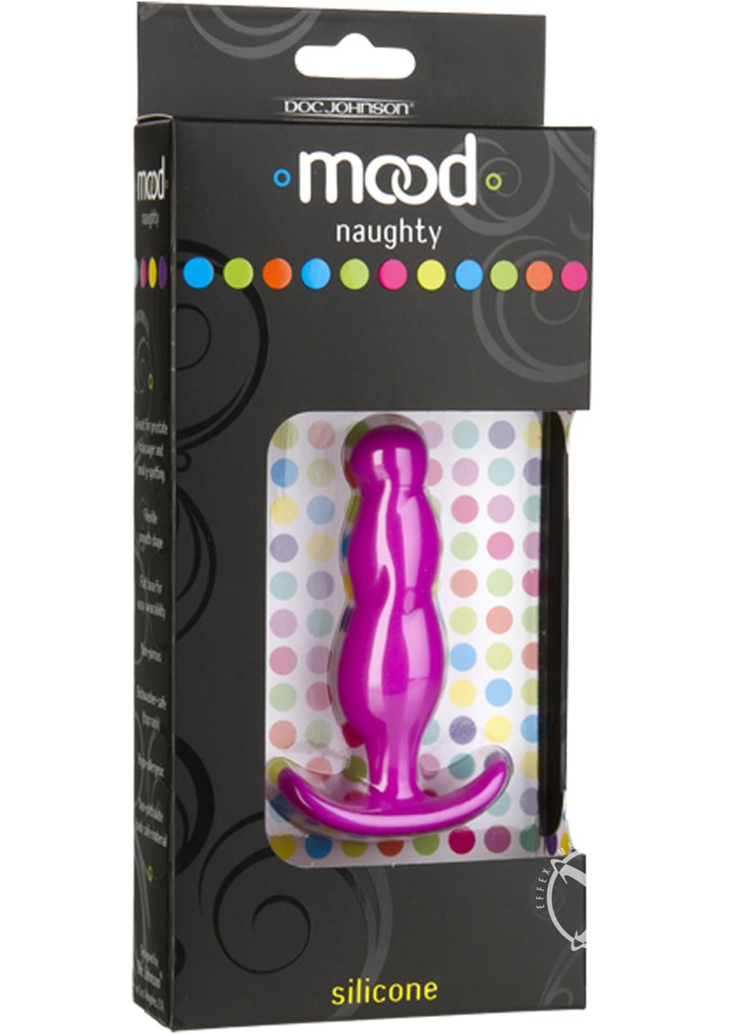 Mood Naughty 3 Anal Plug Silicone Pink 3 Inch