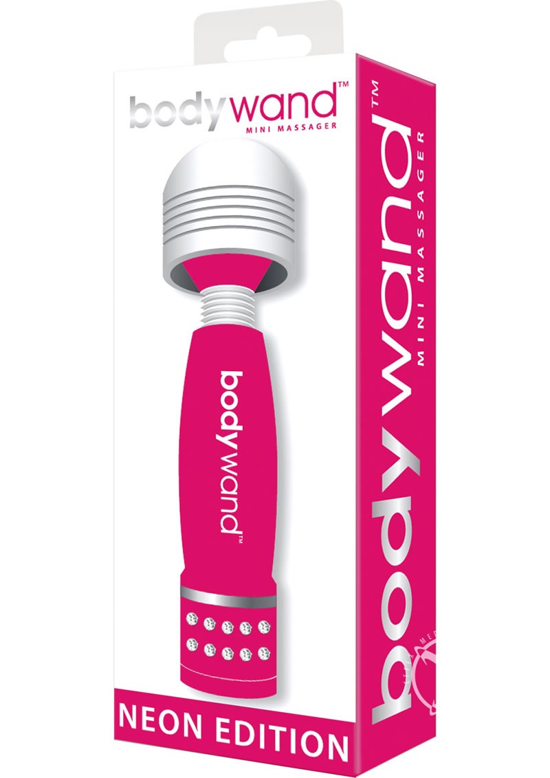 Bodywand Neon Edition Mini Massager Purple 4 Inch