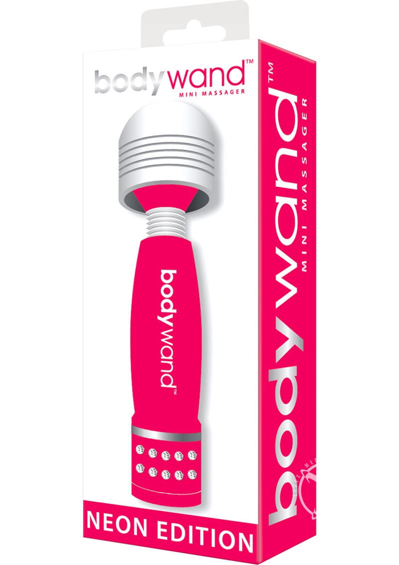 Bodywand Neon Edition Mini Massager Pink 4 Inch
