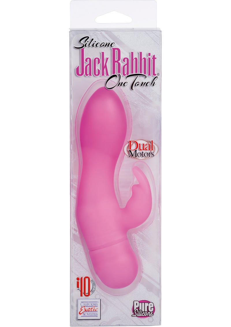 Jack Rabbit One Touch Vibrator Pink 4.25 Inch