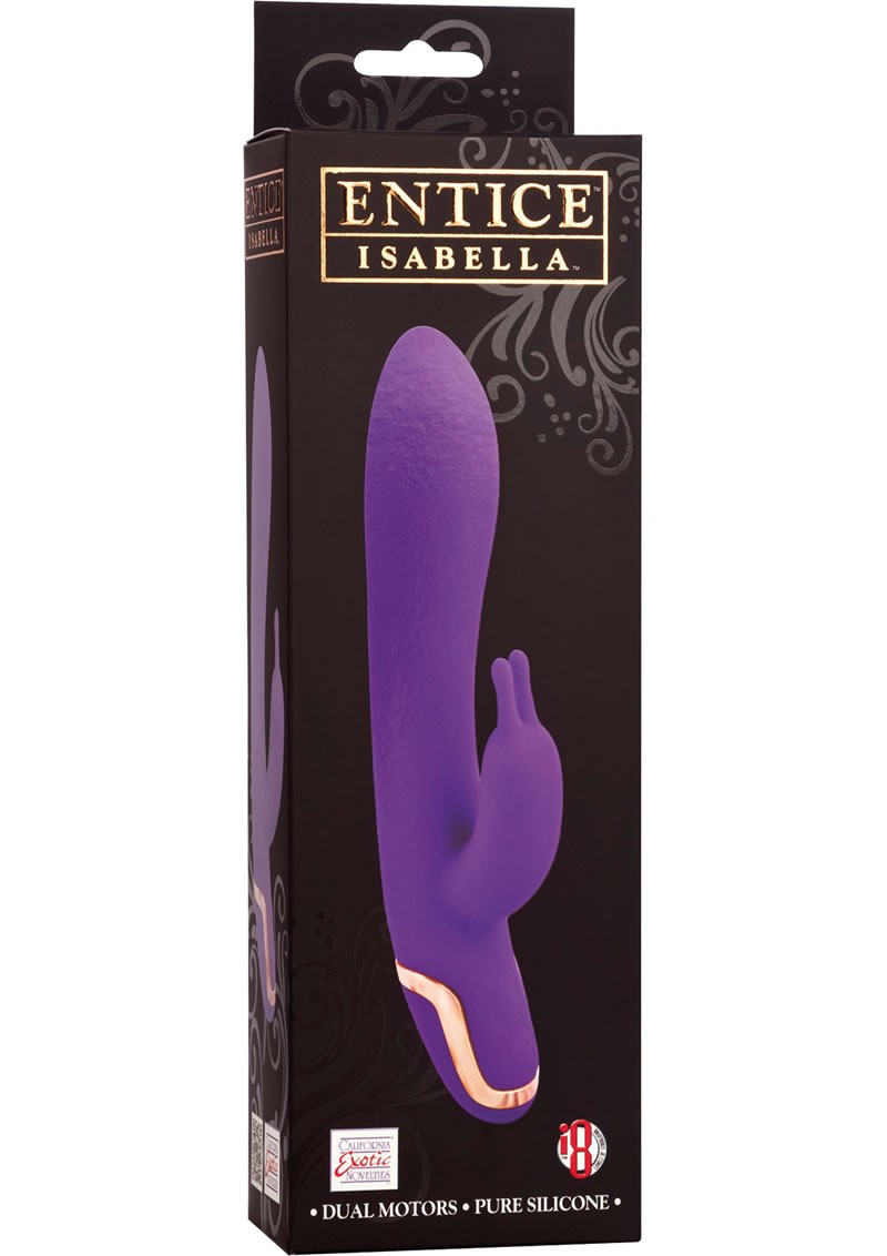 Entice Isabella Rabbit Vibe Purple 5.25 Inch