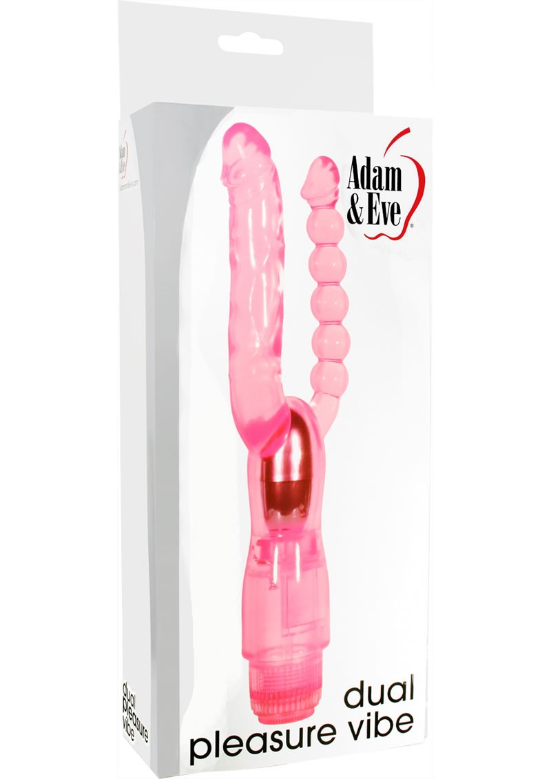 Adam and Eve Dual Pleasure Vibe Waterproof Pink