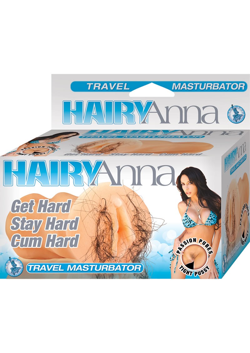 Hairy Anna Travel Pussy Masturbator Flesh 5.5 Inch