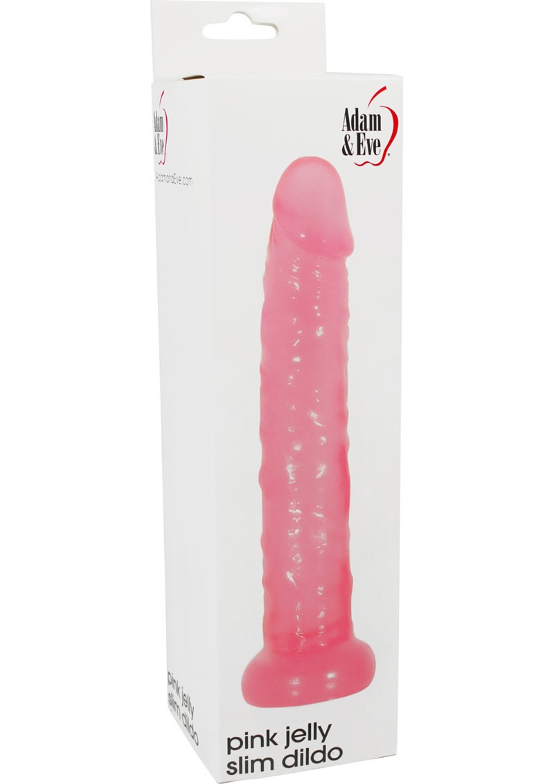 Adam and Eve Pink Jelly Slim Dildo 5 Inch