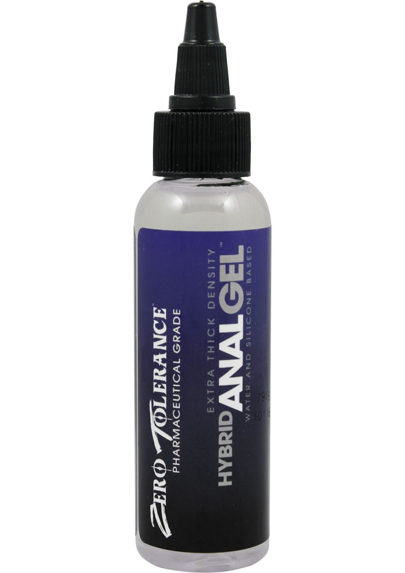 Zero Tolerance Hybrid Anal Gel Water & Base Lubricant 2 oz